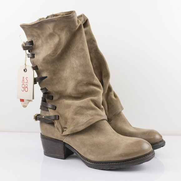 A.S. 98 Shoes - A.S. 98 Costello Leather Boots, EU 42